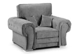 NEW Verona Sofa Suite 1 Seater Full Back