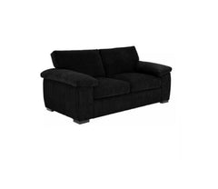 Amalfi Jumbo Cord 2 Seater Sofa Black