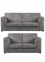DYLAN Jumbo Cord 3+2 Seater Sofa Set (Full Back)