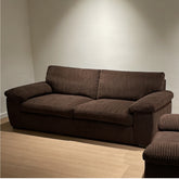 Amalfi Jumbo Cord 3 Seater Sofa Chocolate