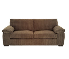 Amalfi Jumbo Cord 3 Seater Sofa Coffee