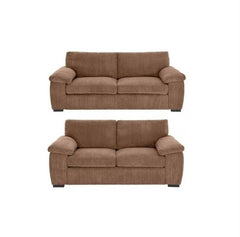 Amalfi Jumbo Cord 3+2 Seater Sofa Set Coffee