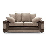 Dino 3 Seater Jumbo Cord Sofa Brown&Coffee