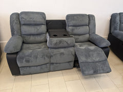 Rio Jumbo Cord Fabric Recliner 3 Seater sofa