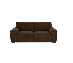 Amalfi Jumbo Cord 3 Seater Sofa Chocolate