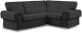 Chingford Full Back 2c1 Corner Sofa Black