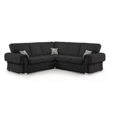 Chingford Full Back 2C2 Corner Sofa Chenille Fabric