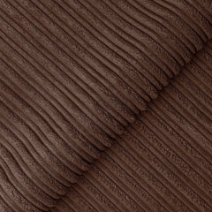 DYLAN 4 Seater Scatter Back Jumbo Cord Fabric Sofa Chocolate
