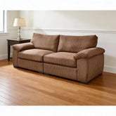 Amalfi Jumbo Cord 4 seater Sofa Coffee