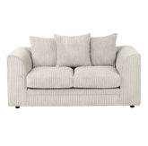 Hannah Jumbo Cord Scatter Back 2 Seater Sofa Mink