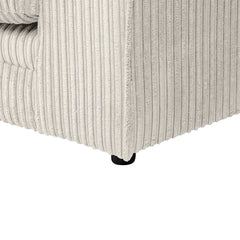 Hannah Jumbo Cord Scatter Back 3+2 Seater Sofa Suite Set Mink