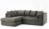 Hannah Jumbo Cord Scatter Back 4 Seater Corner Sofa