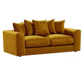 Arizona Plush Velvet 3 Seater Sofa