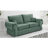 Chingford Plush Velvet Full Back 3 Seater Sofa