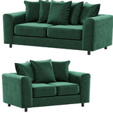 Arizona Plush Velvet 3+2 Seater Sofa Set, 2+2 Seater Sofa, 3+3 Seater Seater