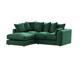 Arizona Plush Velvet 4 Seater Corner Sofa