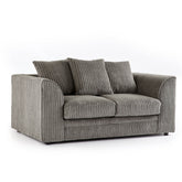 Hannah Jumbo Cord Scatter Back 2 Seater Sofa Grey