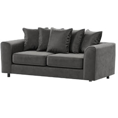 Arizona Plush Velvet 3 Seater Sofa