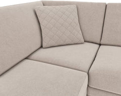 Hilton Full Back Right Hand Facing Corner Sofa Beige