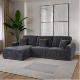 Willow Chunky jumbo Cord 4 Seater Corner sofa