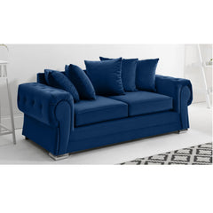 Verona Scatter Back Plush Velvet 3 Seater Sofa