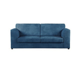 Hannah Jumbo Cord Full Back 3 Seater Sofa Marine Blue