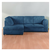 Hannah Jumbo Cord Full Back 4 Seater Corner Sofa
