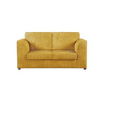 Hannah Jumbo Cord Full Back 2 Seater Sofa Mustard
