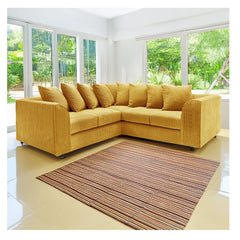 Hannah Jumbo Cord Scatter Back 2c2 Corner Sofa