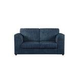 Hannah Jumbo Cord Full Back 2 Seater Sofa Navy Blue