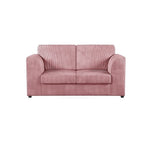 Hannah Jumbo Cord Full Back 2 Seater Sofa Pink