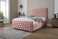 Snugg Upholstered Plush Velvet Bed