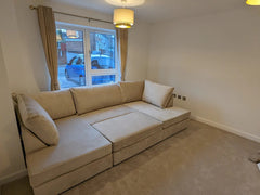 Cinema U Shape in Soft Plush Corner sofa