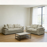 Rio Fernando 3Seater & 2 Seater Sofa Set Beige