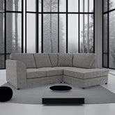Hilton Full Back Right Hand Facing Corner Sofa Grey