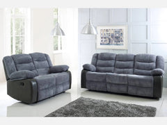 Rio Jumbo Cord Fabric Recliner 3seater and 2seater sofa set