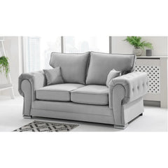 Chingford Plush Velvet Full Back 2 Seater Sofa