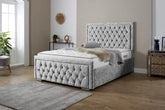 Snugg Upholstered Crushed Velvet Bed