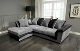 PALERMO JUMBO CORD L Shape 4 Seater Corner Sofa