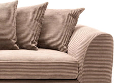 DYLAN 4 Seater Jumbo Cord Fabric Sofa