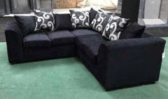 Zina 2 Corner Chenille Fabric Sofa