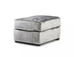 Aurora Crushed Velvet Footstool/ Pouffe