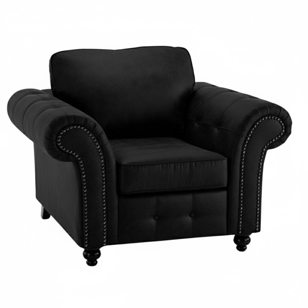 Oakland Tan Suede 1 Seater Sofa