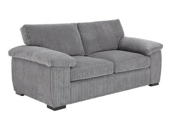 Amalfi Jumbo Cord 2 Seater Sofa Grey