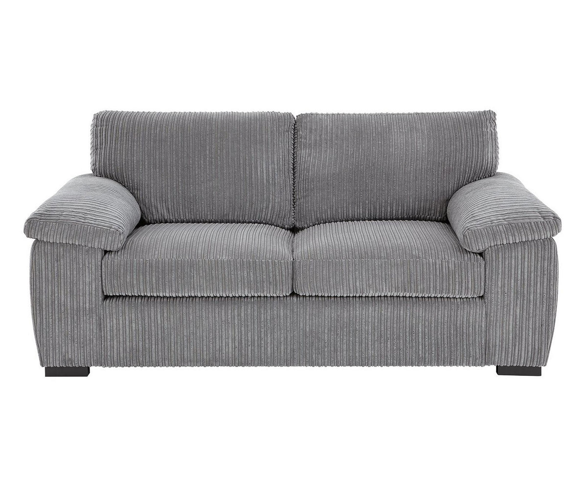 Amalfi Jumbo Cord 2 Seater Sofa Grey