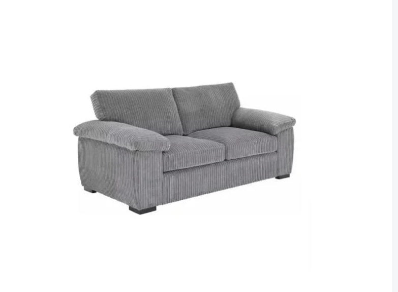 Amalfi Jumbo Cord 2 Seater Sofa Grey