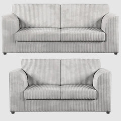 DYLAN Jumbo Cord 3+2 Seater Sofa Set (Full Back)