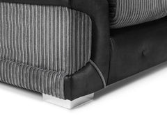 Logan Jumbo Cord High Back 2 Seater Sofa
