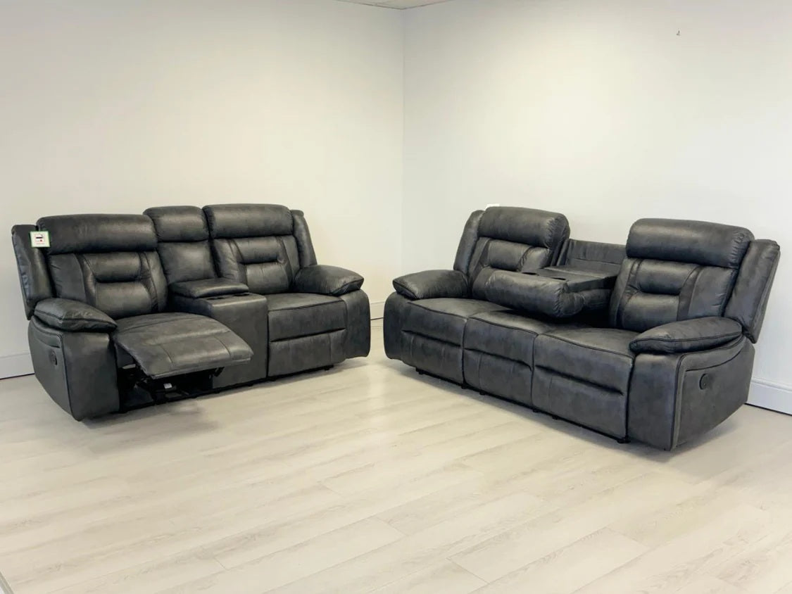Nova Electric Recliner 3 Seater and 2 Seater Sofa Set