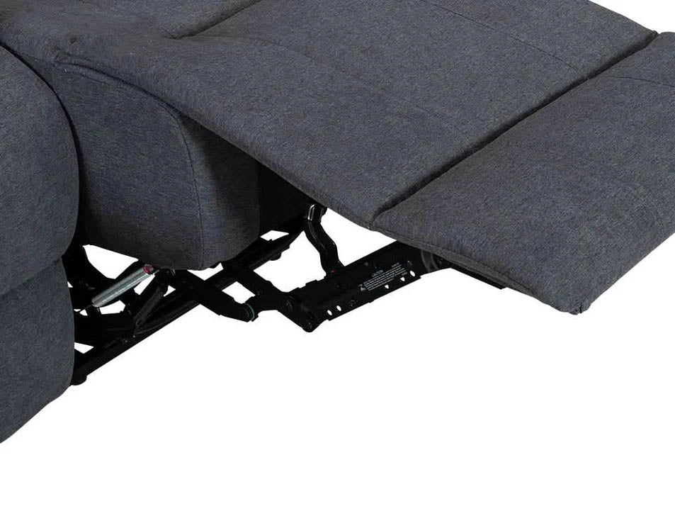 Roman Fabric Recliner 3 Seater sofa in Grey